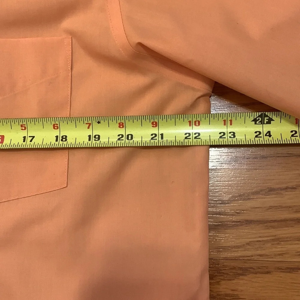 Stafford Classic Fit men’s button up short sleeve dress shirt size 16 - Picture 7 of 9